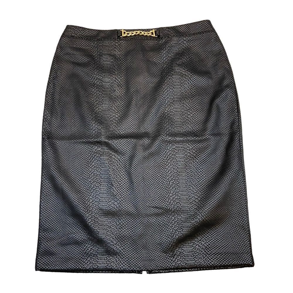 Brand new with‎ Tags Marc New York Faux Snake Skin Skirt Size Large